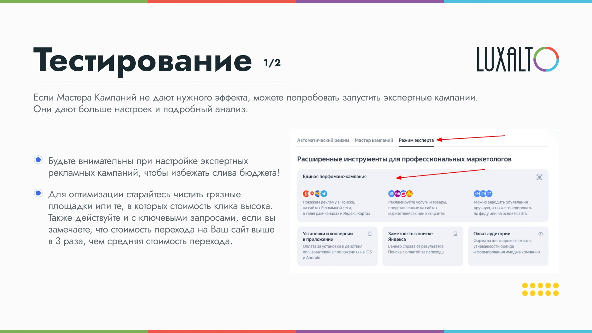 LuxAlto · Методичка — Тестирование